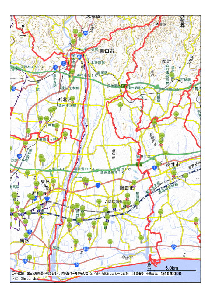 磐田市地図