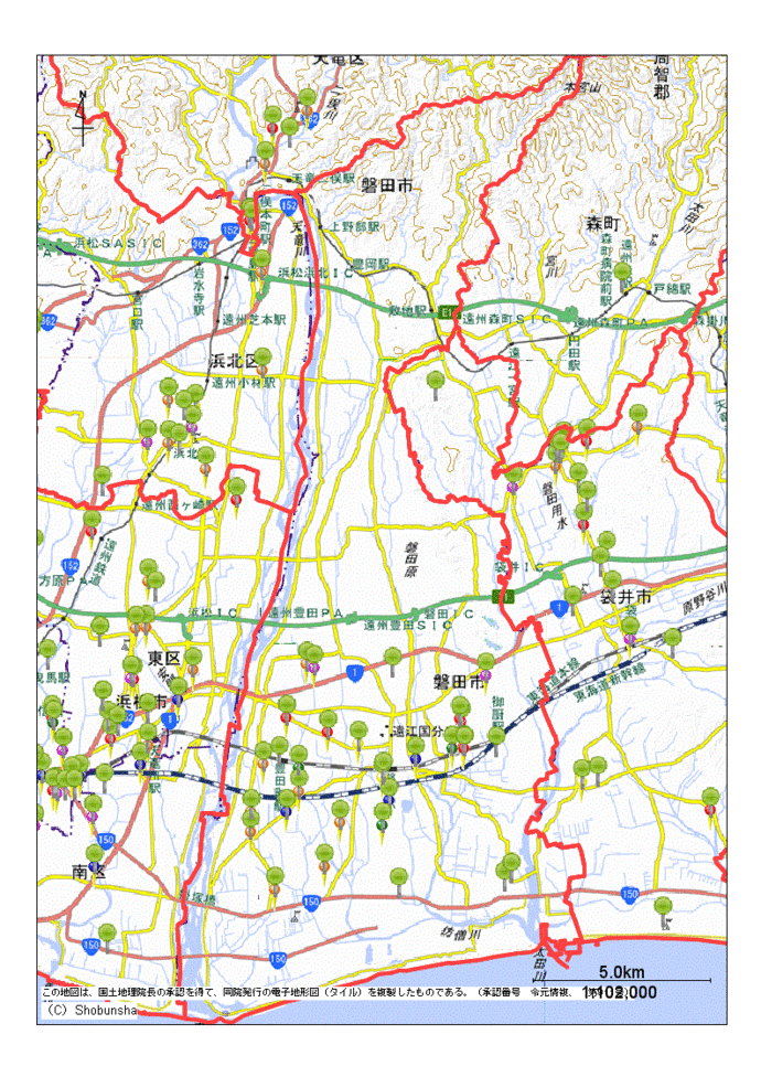 磐田市地図