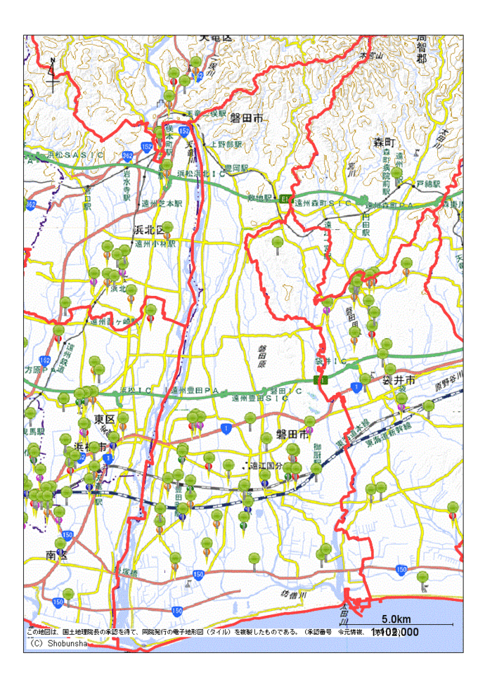 磐田市地図