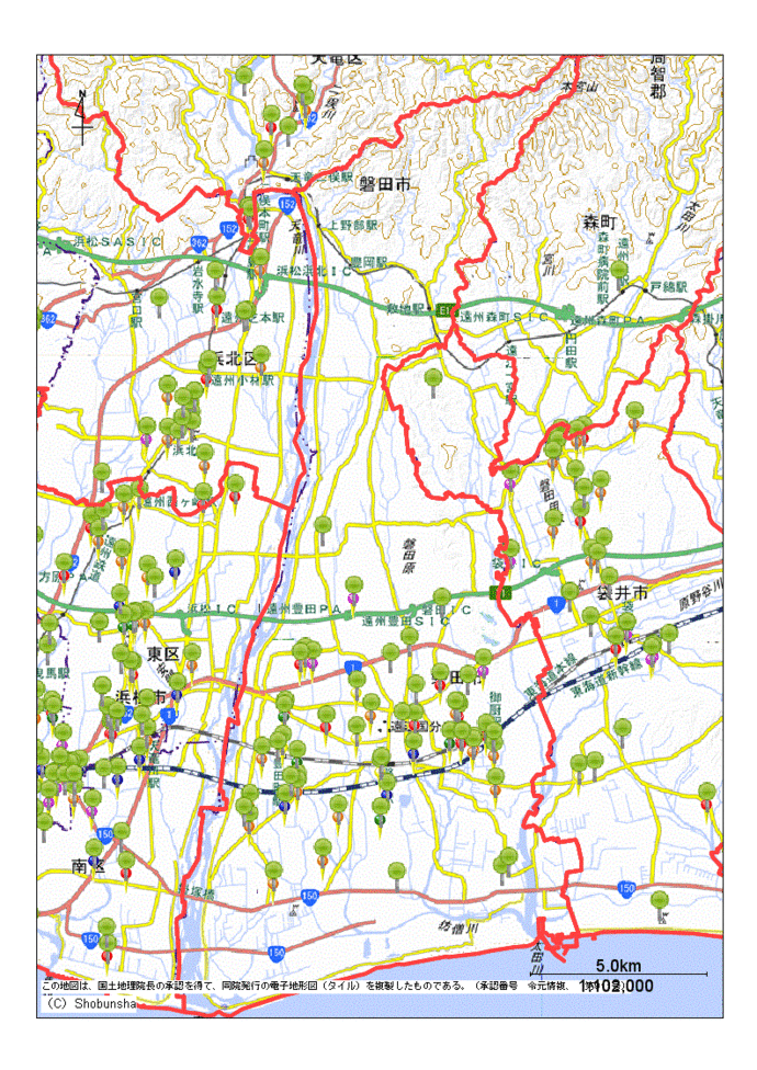 磐田市地図