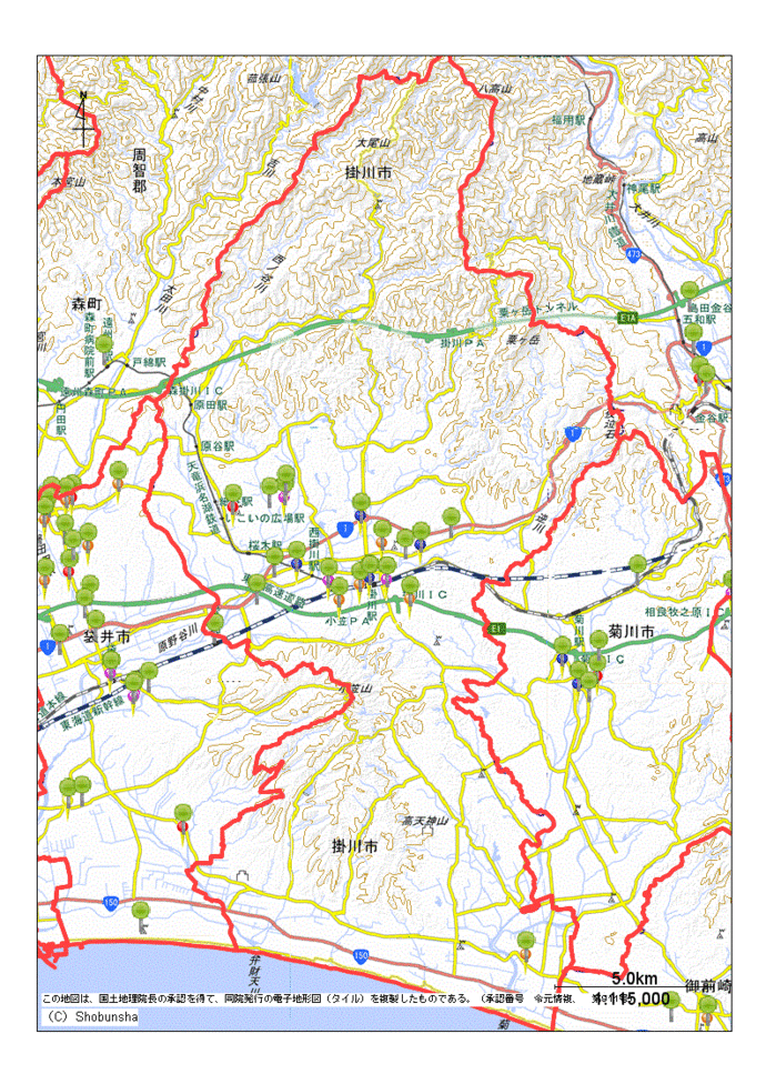 掛川市地図
