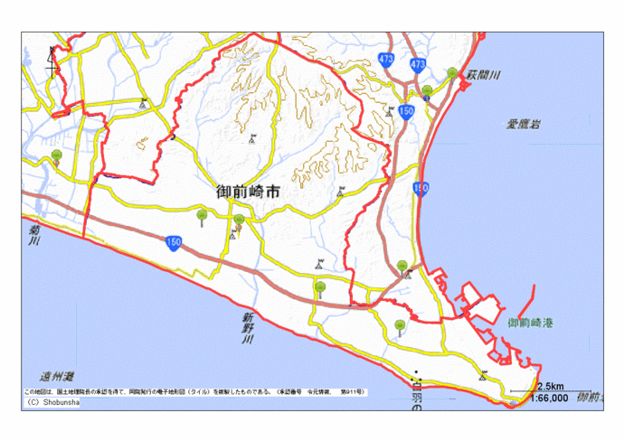 御前崎市地図