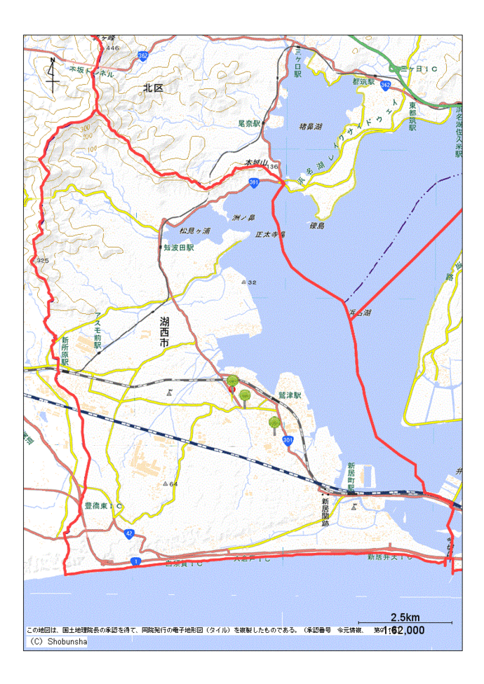 湖西市地図
