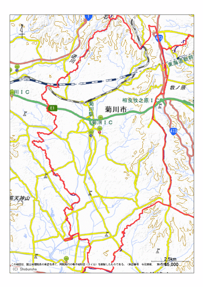 菊川市地図