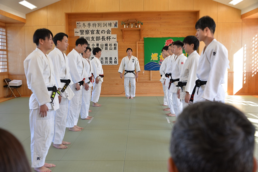 写真：R7.2.5術科訓練納会を開催