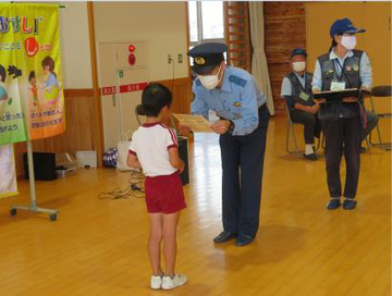 写真:令和7年6月6日ちびっこおまわりさん任命式