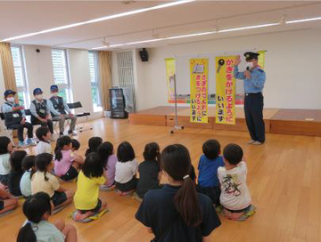写真:令和7年6月9日ちびっこおまわりさん任命式