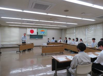 写真：青色防犯パトロール講習会（御前崎市）