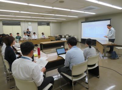 写真：青色防犯パトロール講習会（御前崎市）