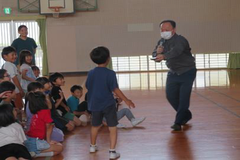 写真：防犯教室（河城小学校）