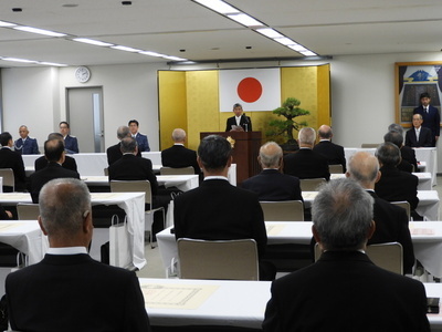 叙勲伝達式の写真