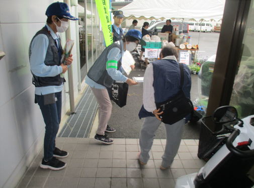 写真：広報キャンペーンの様子