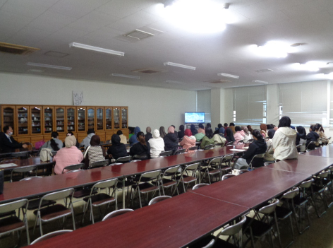 写真：講話の様子