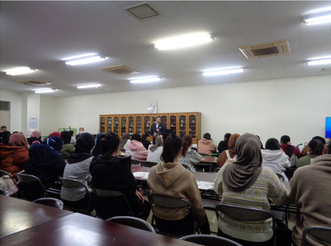 写真：講話の様子