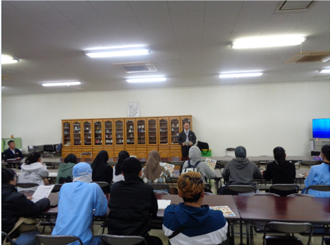 写真：講話の様子