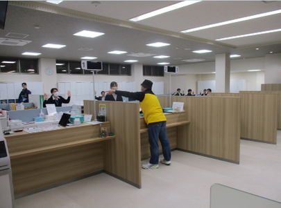 写真：訓練の様子