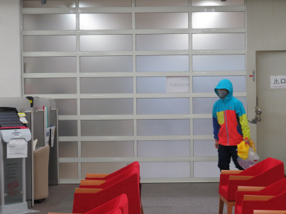 写真：訓練の様子