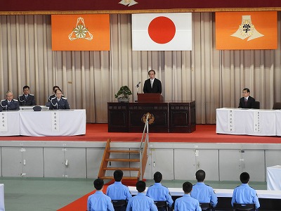 入校式の写真