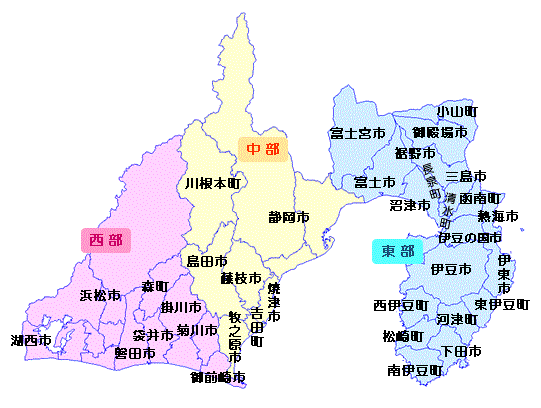 静岡県地図