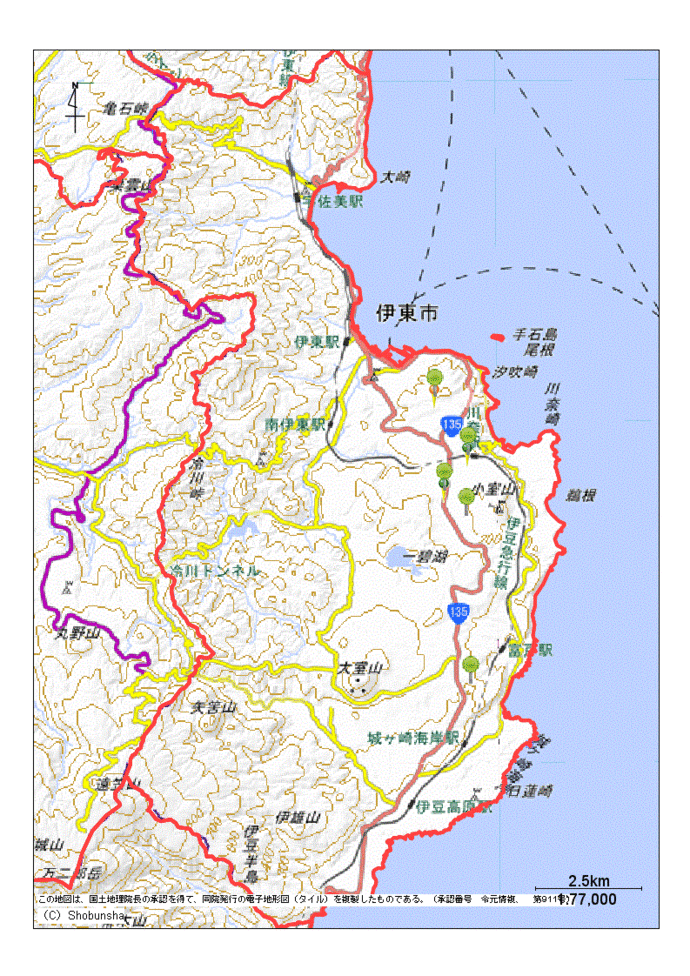 伊東市地図