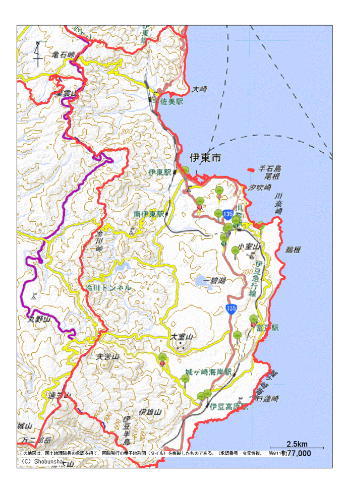 伊東市地図
