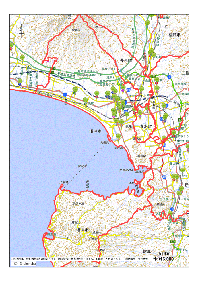 沼津市地図