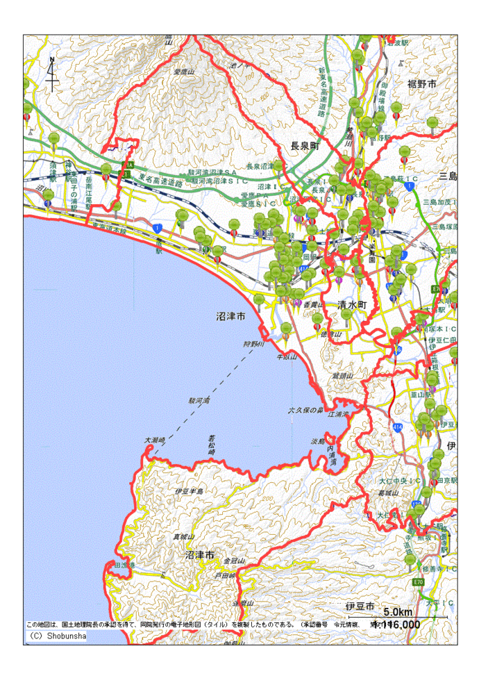 沼津市地図