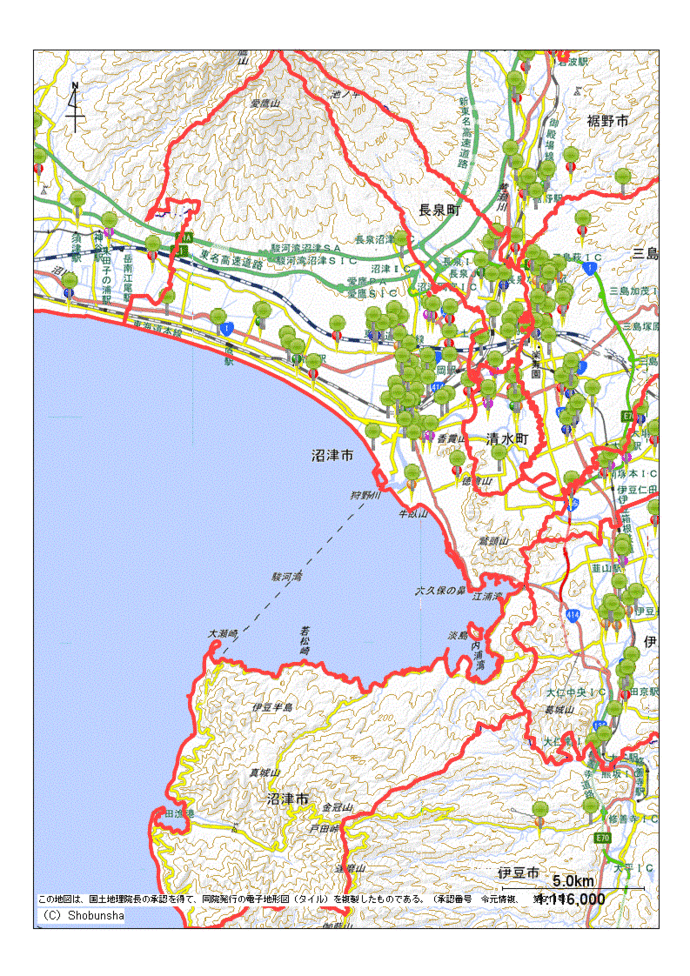 沼津市地図