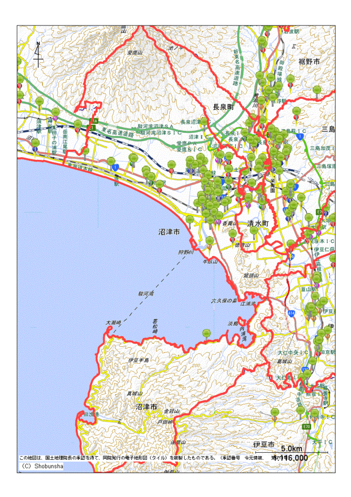 沼津市地図
