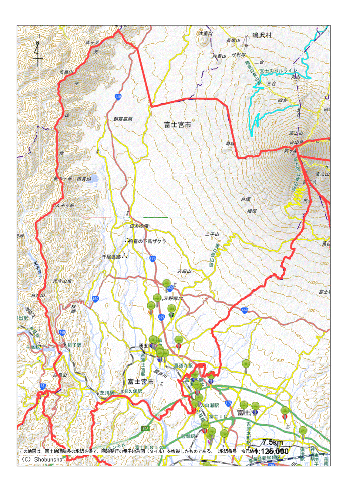 富士宮市地図