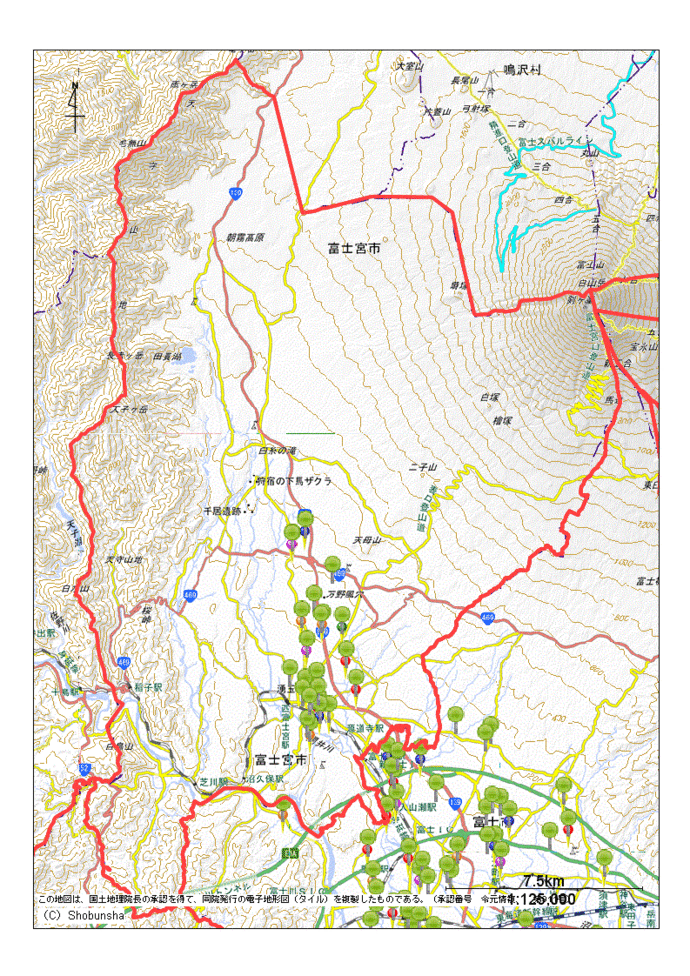 富士宮市地図