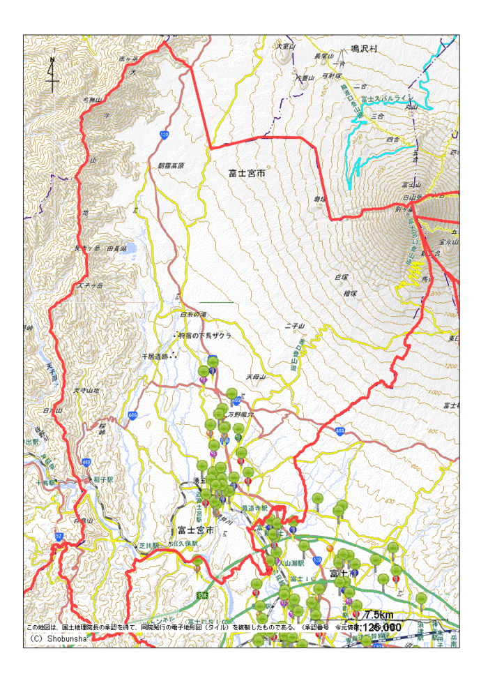 富士宮市地図