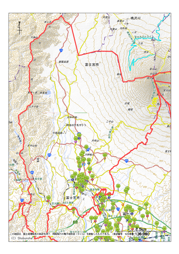 富士宮市地図