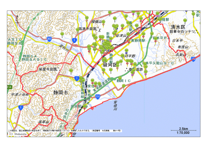駿河区地図
