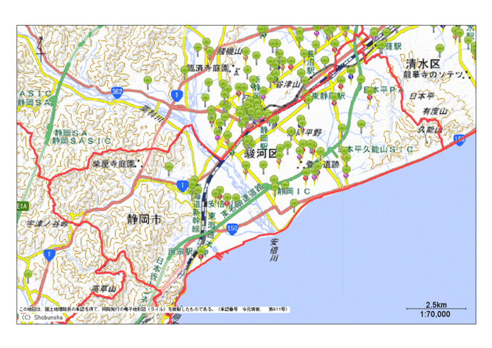 駿河区地図