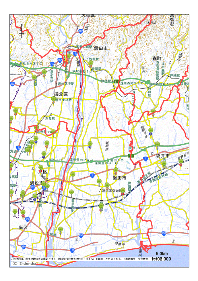 磐田市地図