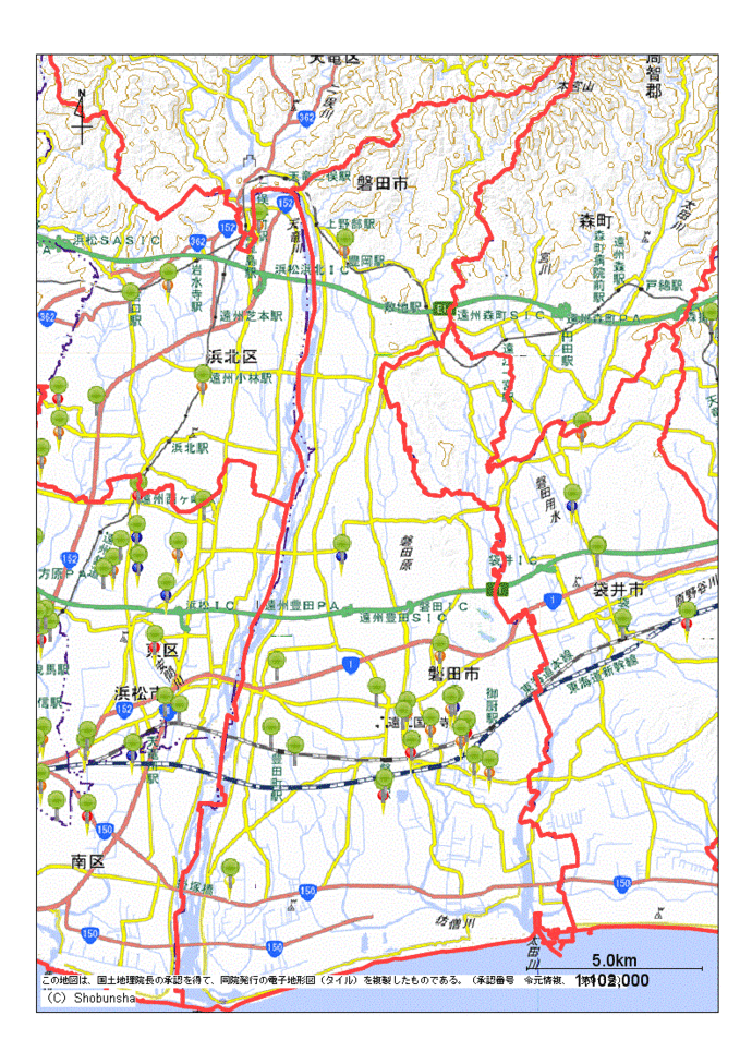 磐田市地図