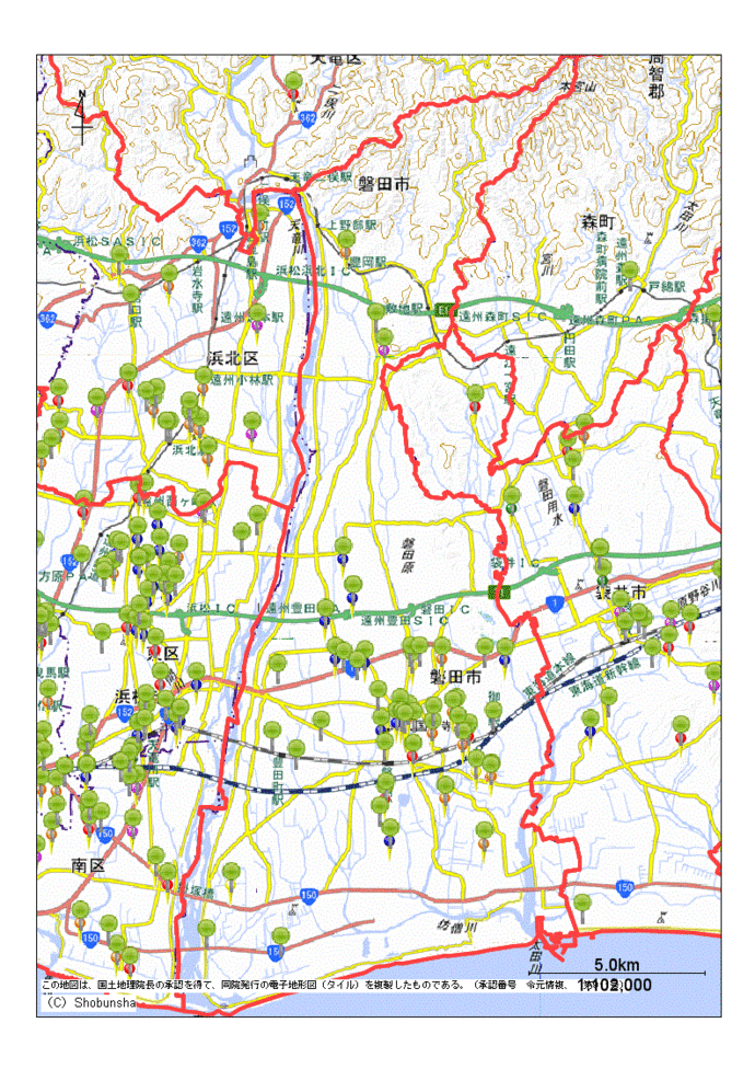 磐田市地図