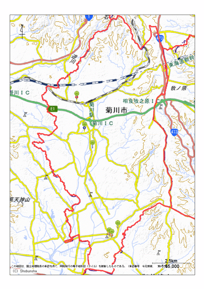 菊川市地図