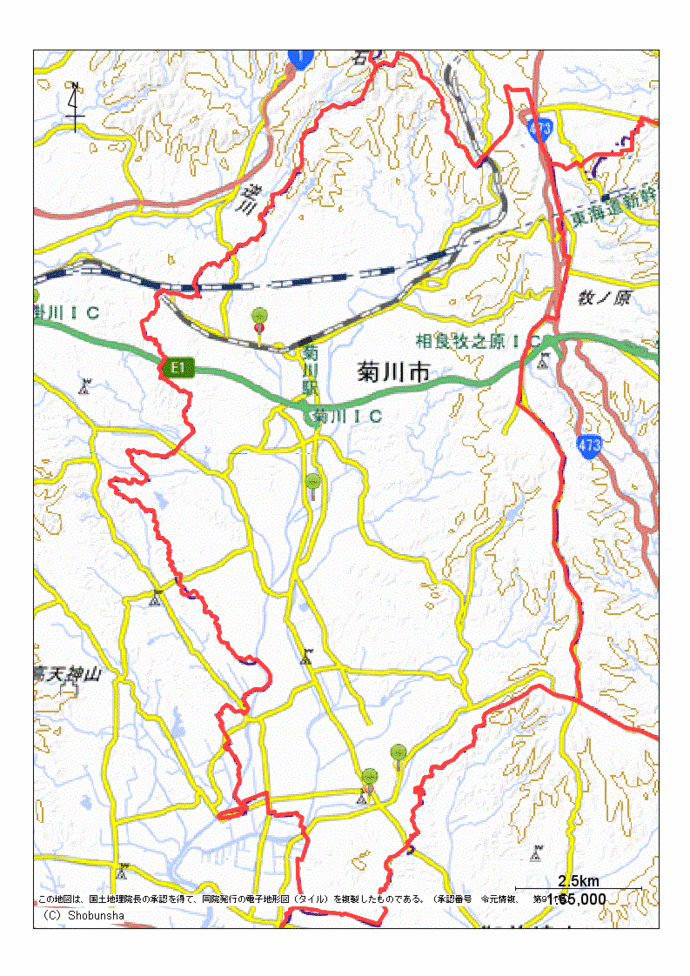 菊川市地図