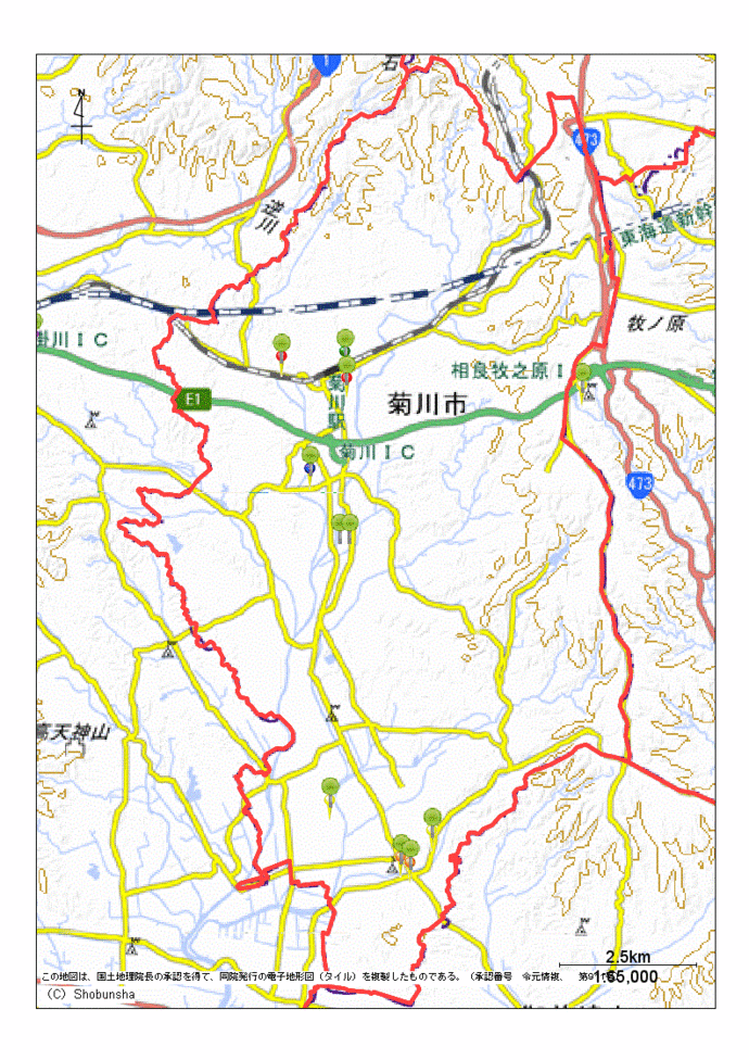 菊川市地図