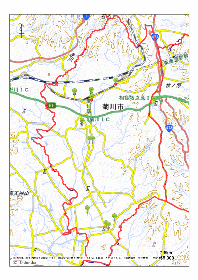 菊川市地図