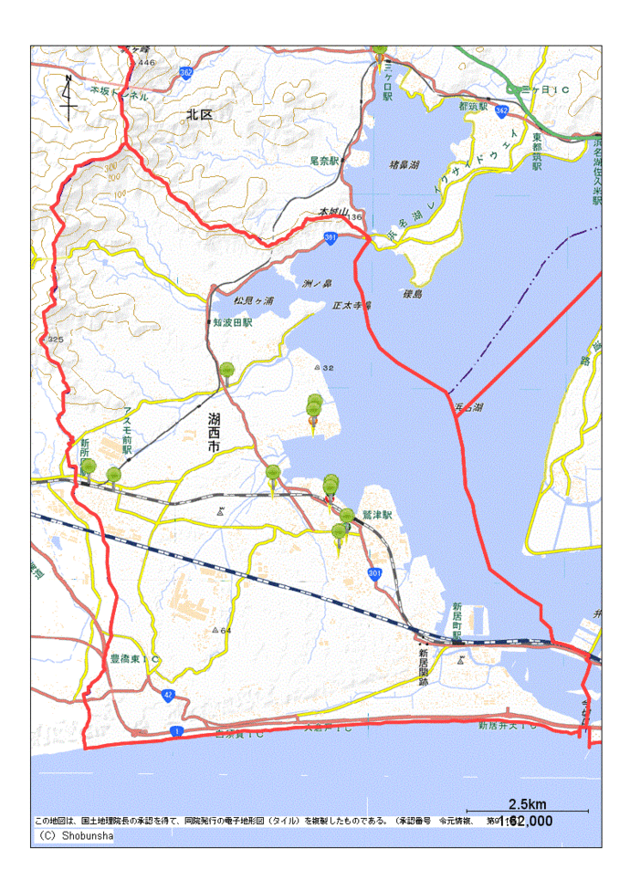 湖西市地図