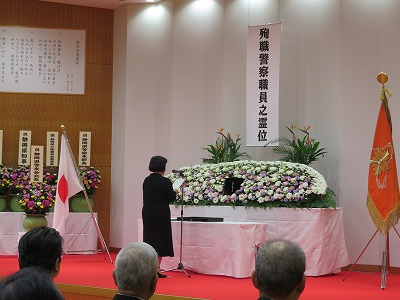慰霊祭の写真
