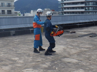 写真：訓練の様子