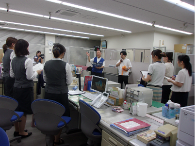 写真：訓練の様子