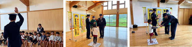 写真:任命式の様子