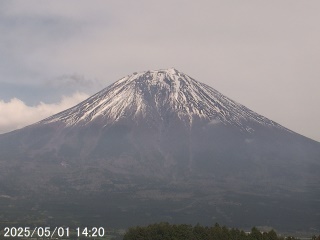 写真：富士山のライブ映像