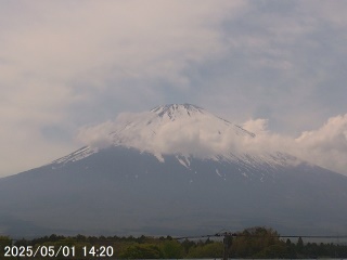 写真：富士山のライブ映像