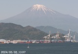 写真：午後1時ごろの富士山